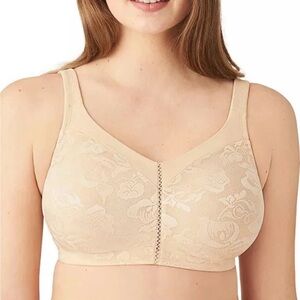 Wacoal Awareness Full Figure Seamless Wire Free Bra Sand 38D